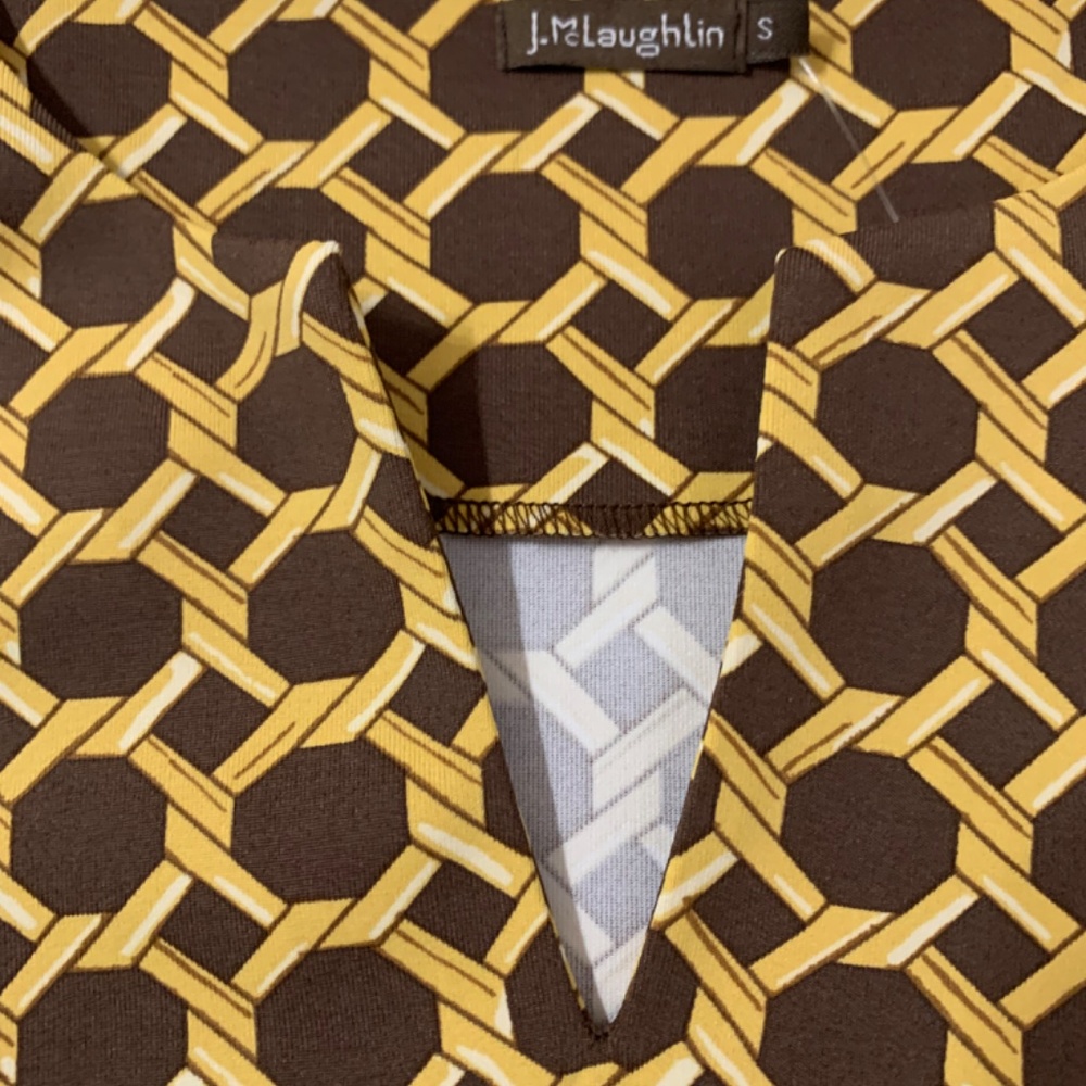 J. McLaughlin Cane Print Dress - Picture 3 of 7